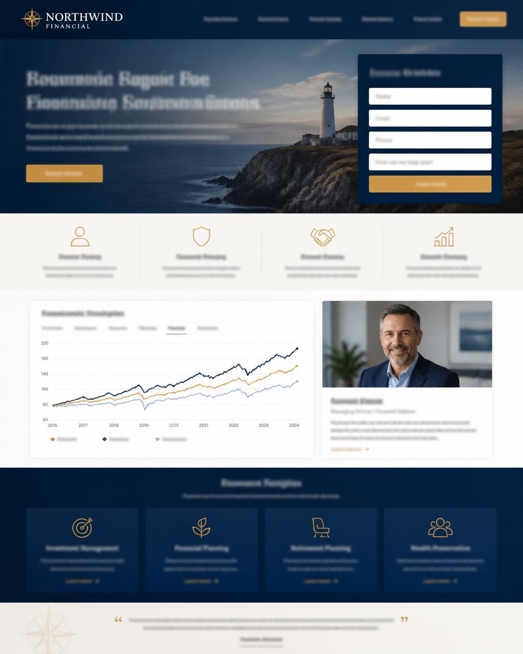 Northwind Financial website preview